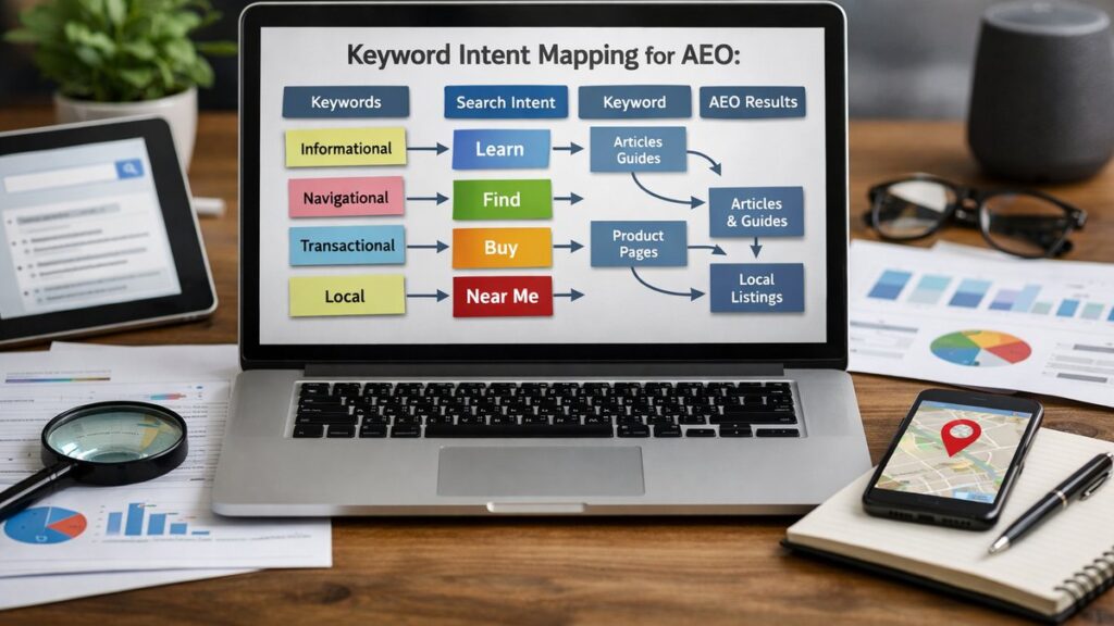 Keyword Intent Mapping for AEO: Queries to Answers