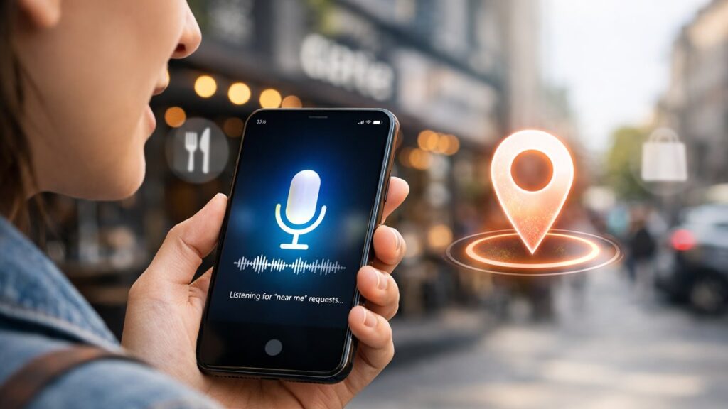Local voice search optimization for near me queries